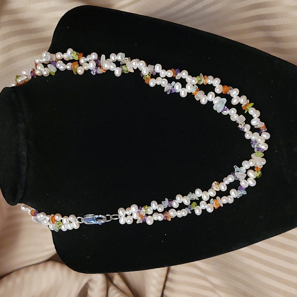 Hanora Pearl Double Strand Necklace